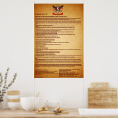 独立宣言V-1-スタイル-1 ポスター (キッチン)