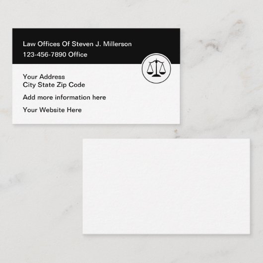 独立弁護士弁護士 名刺 (正面/裏面)