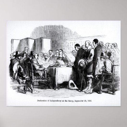 独立性の宣言 ポスター (正面)