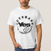 独立新しいロゴのTシャツのための退役軍人 Tシャツ (正面)