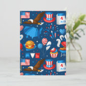 独立日パーティー 招待状 (スタンド正面)