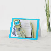 独立時に電話をかける カード (正面)