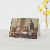 独立書宣言 カード (黄色い花)