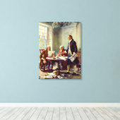 独立書宣言 キャンバスプリント (インサイチュ (ウッドフロア))