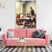 独立書宣言 キャンバスプリント (インサイチュ (リビング))