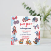 独立最後の夜4日バチェロレッテ 招待状 (スタンド正面)