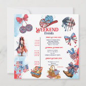 独立最後の夜4日バチェロレッテ 招待状 (裏面)