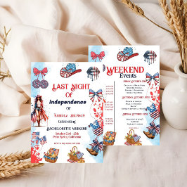 独立最後の夜4日バチェロレッテ 招待状