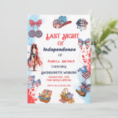 独立最後の夜4日バチェロレッテ 招待状 (スタンド正面)