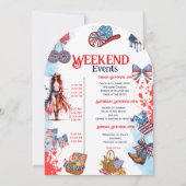 独立最後の夜4日バチェロレッテ 招待状 (裏面)