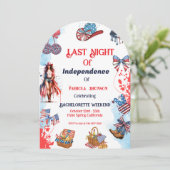 独立最後の夜4日バチェロレッテ 招待状 (スタンド正面)