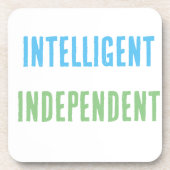 独立知性があるした コースター (正面)