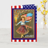 独立祝日 カード (黄色い花)