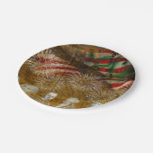 独立祝日 ペーパープレート (アングル)