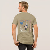 独立精神グローオリーブ トライブレンドTシャツ (フル背面)