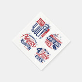 独立精神7月4日 スタンダードカクテルナプキン (角)