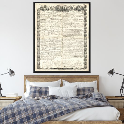 独立荷車を引く宣言の第一 キャンバスプリント (インサイチュ (寝室))