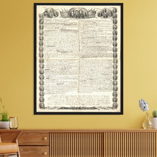 独立荷車を引く宣言の第一 キャンバスプリント (インサイチュ (リビング))