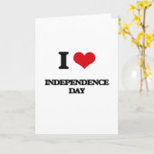 独立記念日が大好き カード (黄色い花)