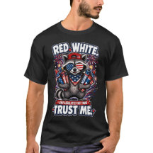 独立記念日のたぬきTシャツ