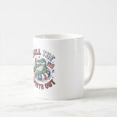 独立記念日のアリゲーターTシャツ デザイン コーヒーマグカップ (正面右)