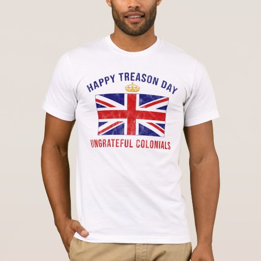 独立記念日のギフトHappy Reveron Day Apparel Tシャツ (正面)
