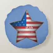 独立記念日のスター ラウンドクッション (裏面)