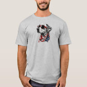 独立記念日のダルメシアンTシャツ Tシャツ (正面)