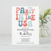 独立記念日のバーベキュー・パーティー 招待状 (スタンド正面)