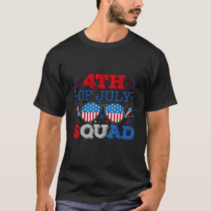 独立記念日の仲間 クールな愛国者たち Tシャツ