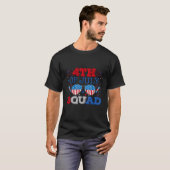 独立記念日の仲間 クールな愛国者たち Tシャツ (正面フル)