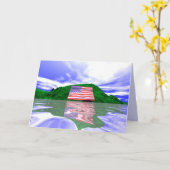 独立記念日の土地 カード (黄色い花)