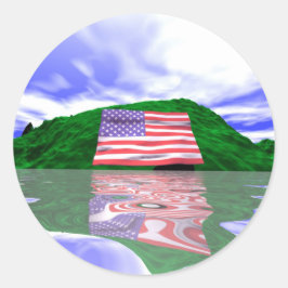 独立記念日の土地 ラウンドシール