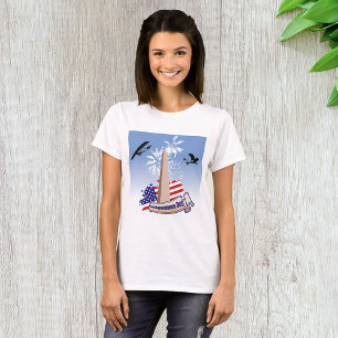 独立記念日の女性Tシャツ Tシャツ