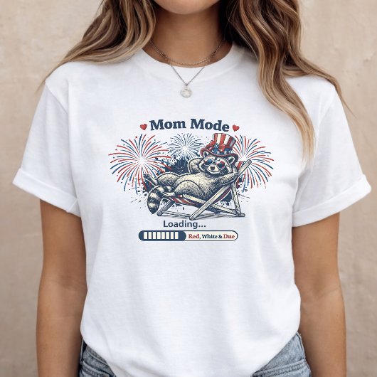 独立記念日の妊娠発表 ママ トライブレンドTシャツ