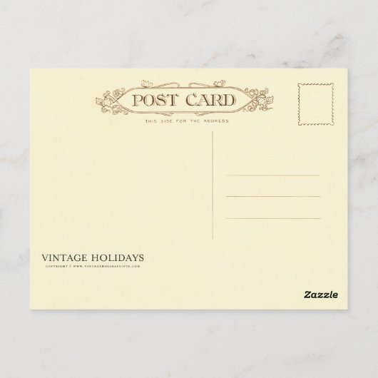 独立記念日の子供 ポストカード (裏面)