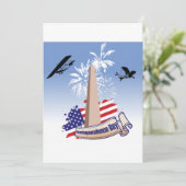 独立記念日の招待状 招待状 (スタンド正面)