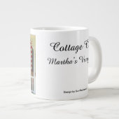 独立記念日の旗 – マーサのブドウ園 ジャンボコーヒーマグカップ (正面右)