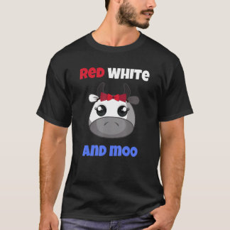 独立記念日の牛 Tシャツ