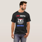 独立記念日の牛 Tシャツ (正面フル)