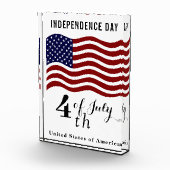 独立記念日の米国国旗の写真ブロック フォトブロック (右)