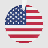 独立記念日の米国旗 オーナメント (正面)