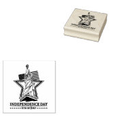 独立記念日の自由 ラバースタンプ (押印)