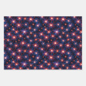 独立記念日の花火大会7月4日 ラッピングペーパーシート (正面2)