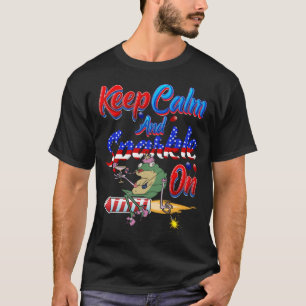 独立記念日の衣装7月の第保4日Calm & Sp Tシャツ
