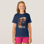 独立記念日の誇り高き魂 Tシャツ (正面フル)