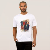 独立記念日の誇り高き魂 Tシャツ (正面フル)