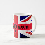独立記念日のBrexitのカスタムな日付26/06/2016 コーヒーマグカップ (正面右)