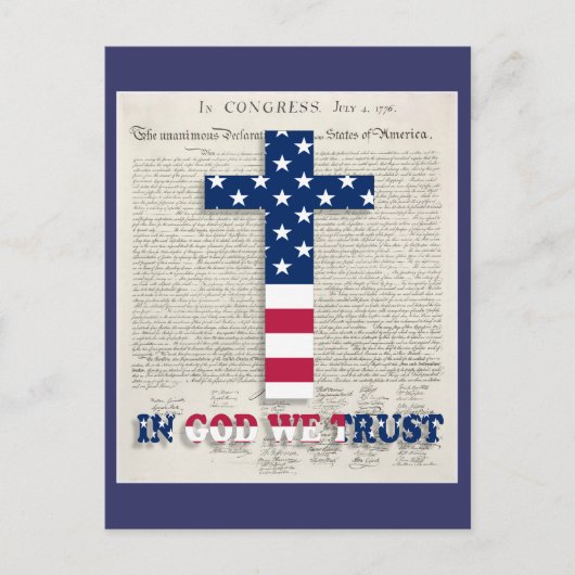 独立記念日はがき ポストカード (正面)