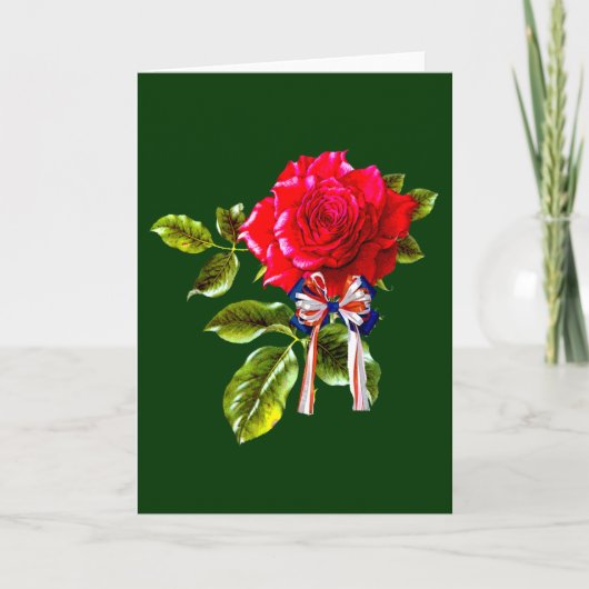 独立記念日は上がりました カード (正面)